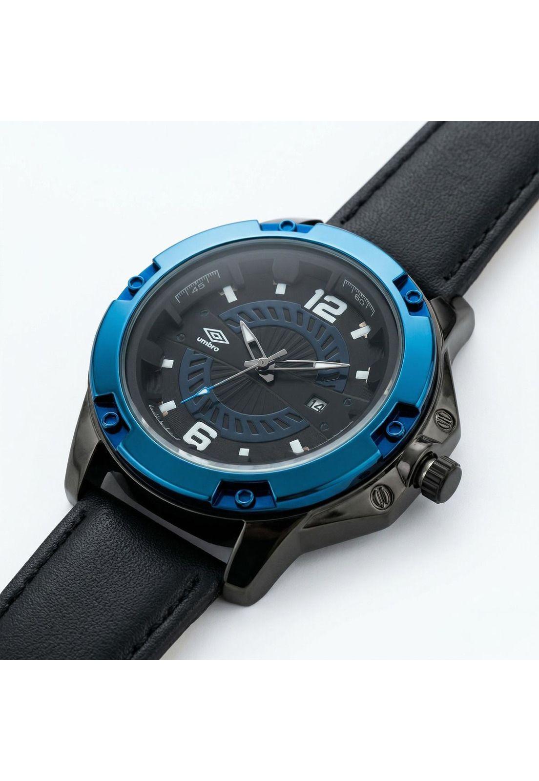Reloj Análogo Hombre Umbro Plus Negro UMBP-1500-75-1