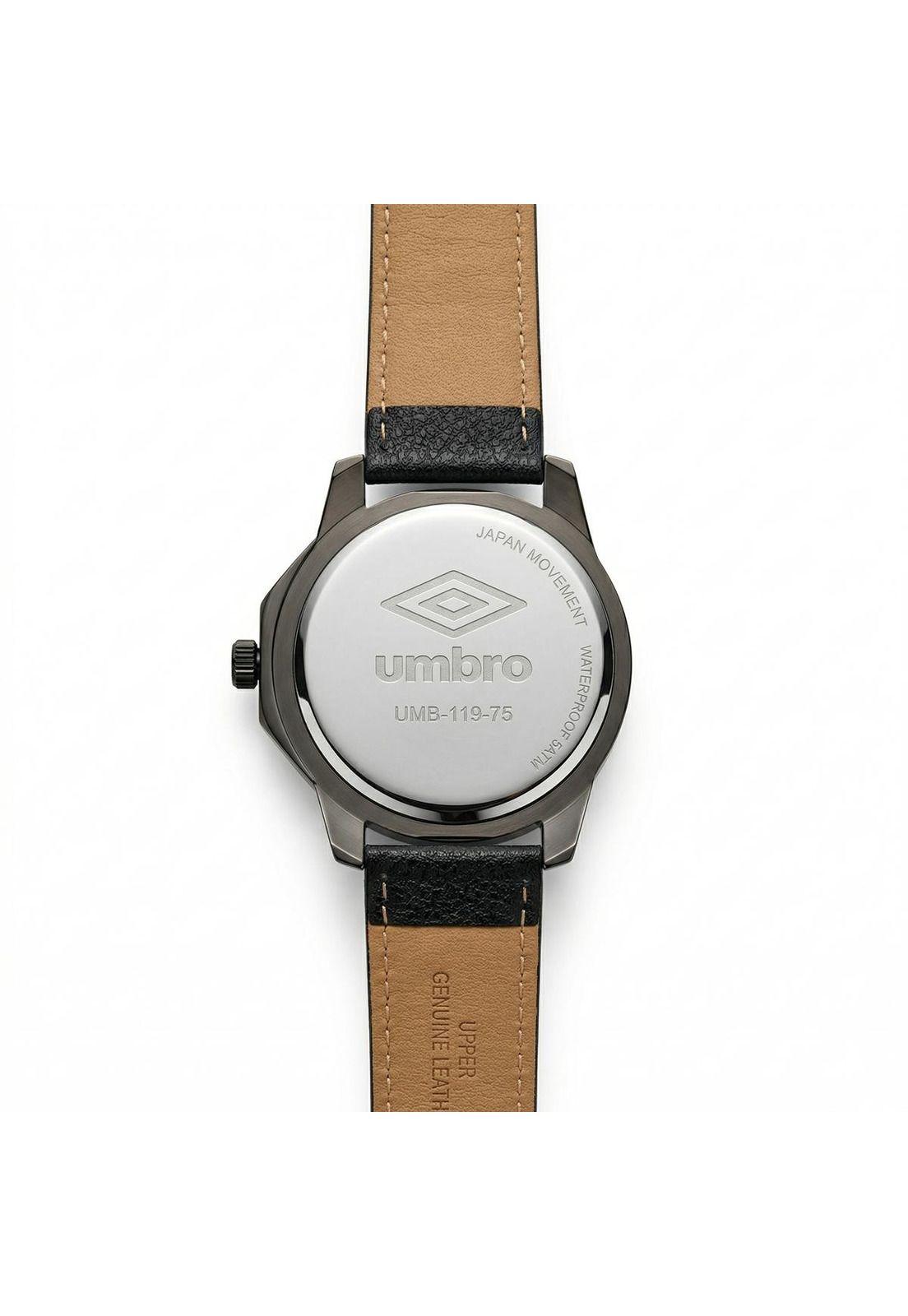 Reloj Análogo Hombre Umbro Plus Negro UMBP-1500-75-2