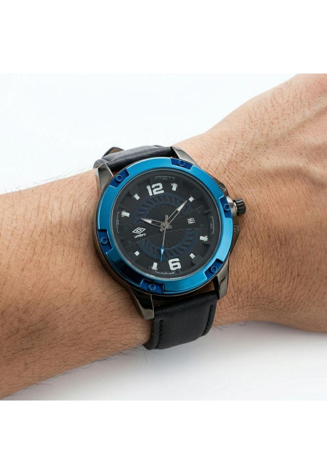 Reloj Análogo Hombre Umbro Plus Negro UMBP-1500-75-3
