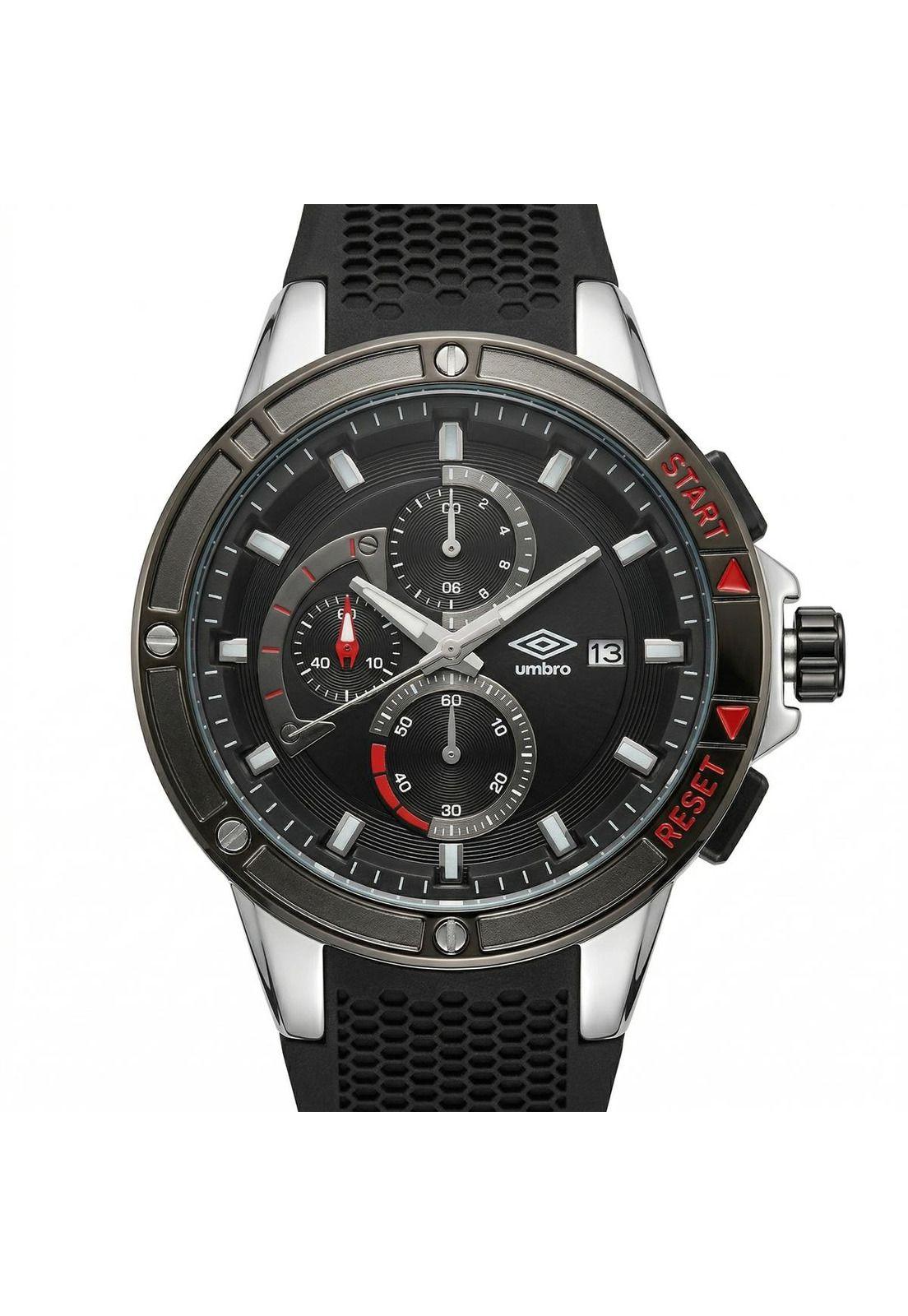 Reloj Análogo Hombre Umbro Plus Negro UMBP-1500-85-0