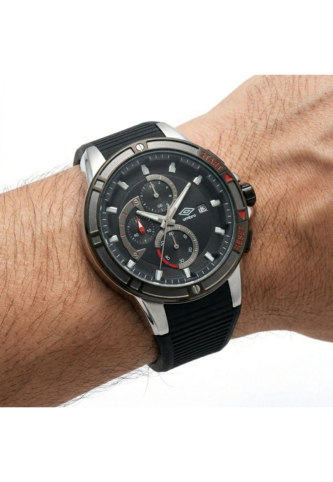 Reloj Análogo Hombre Umbro Plus Negro UMBP-1500-85-2