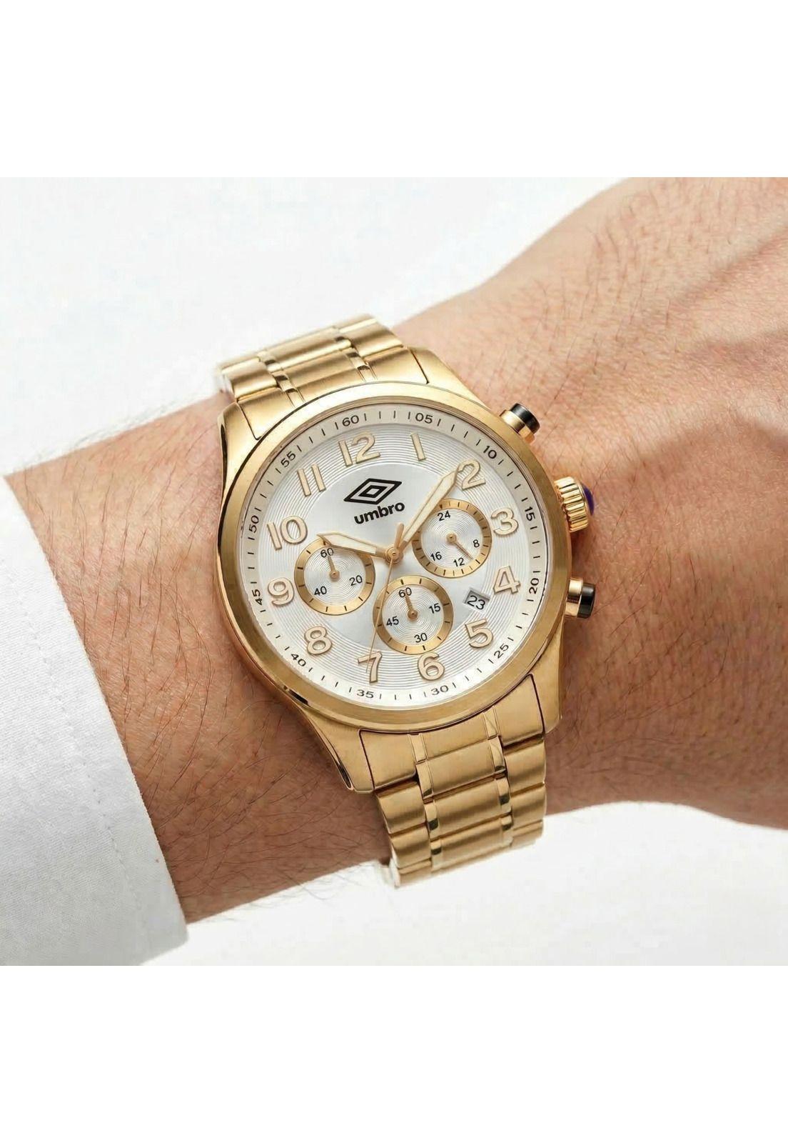 Reloj Análogo Hombre Umbro Plus Dorado UMBP-1500-126-3