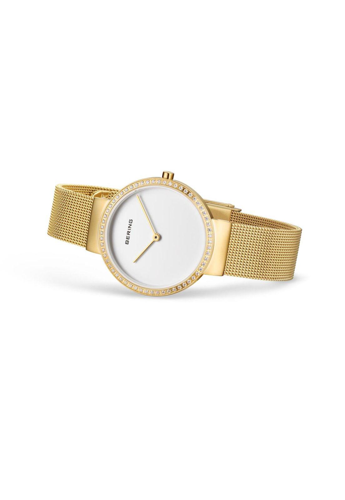 Reloj Análogo Mujer Bering Dorado 14531-330-2