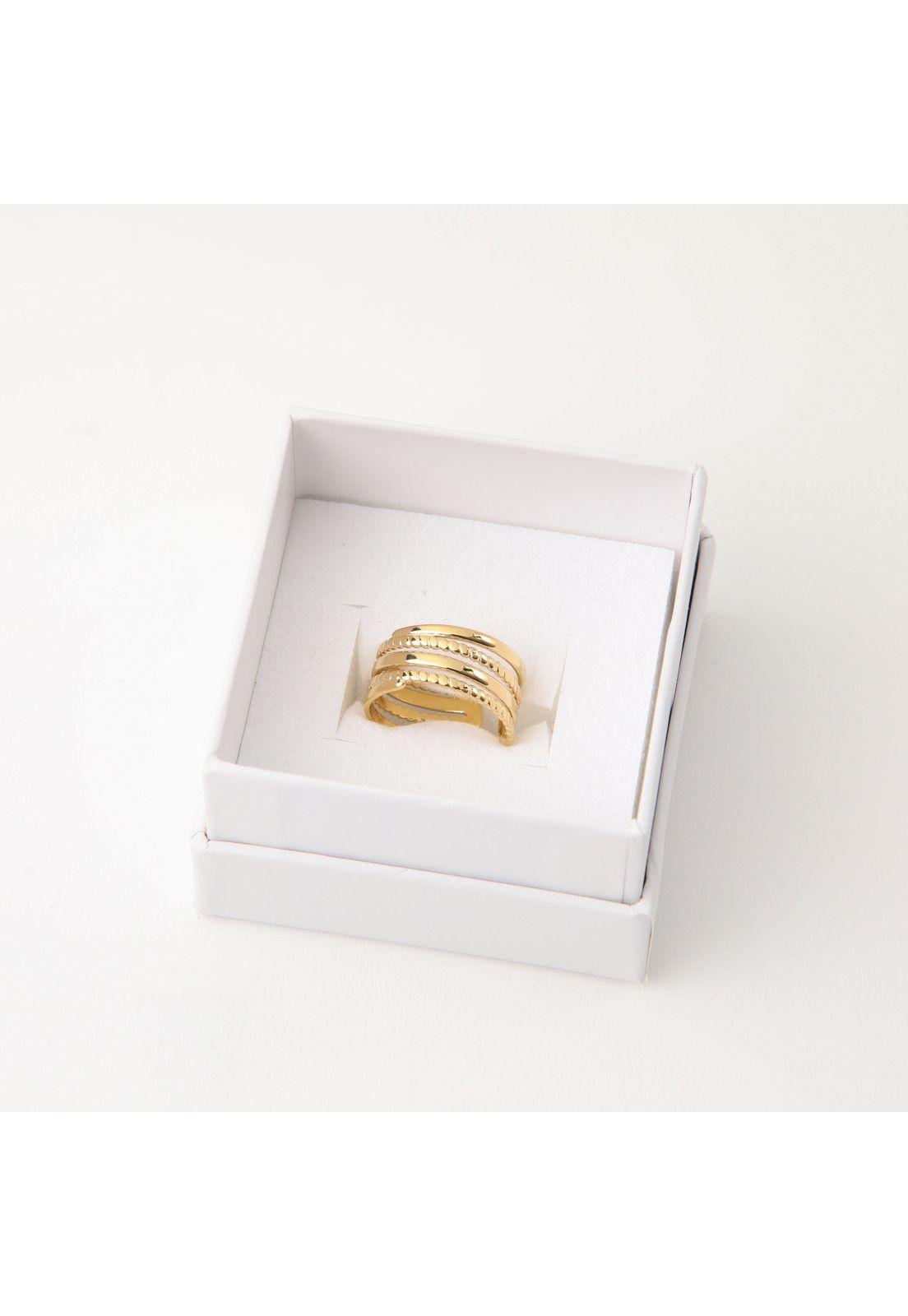 Anillo  19v69 Dorado Mujer STR206-2