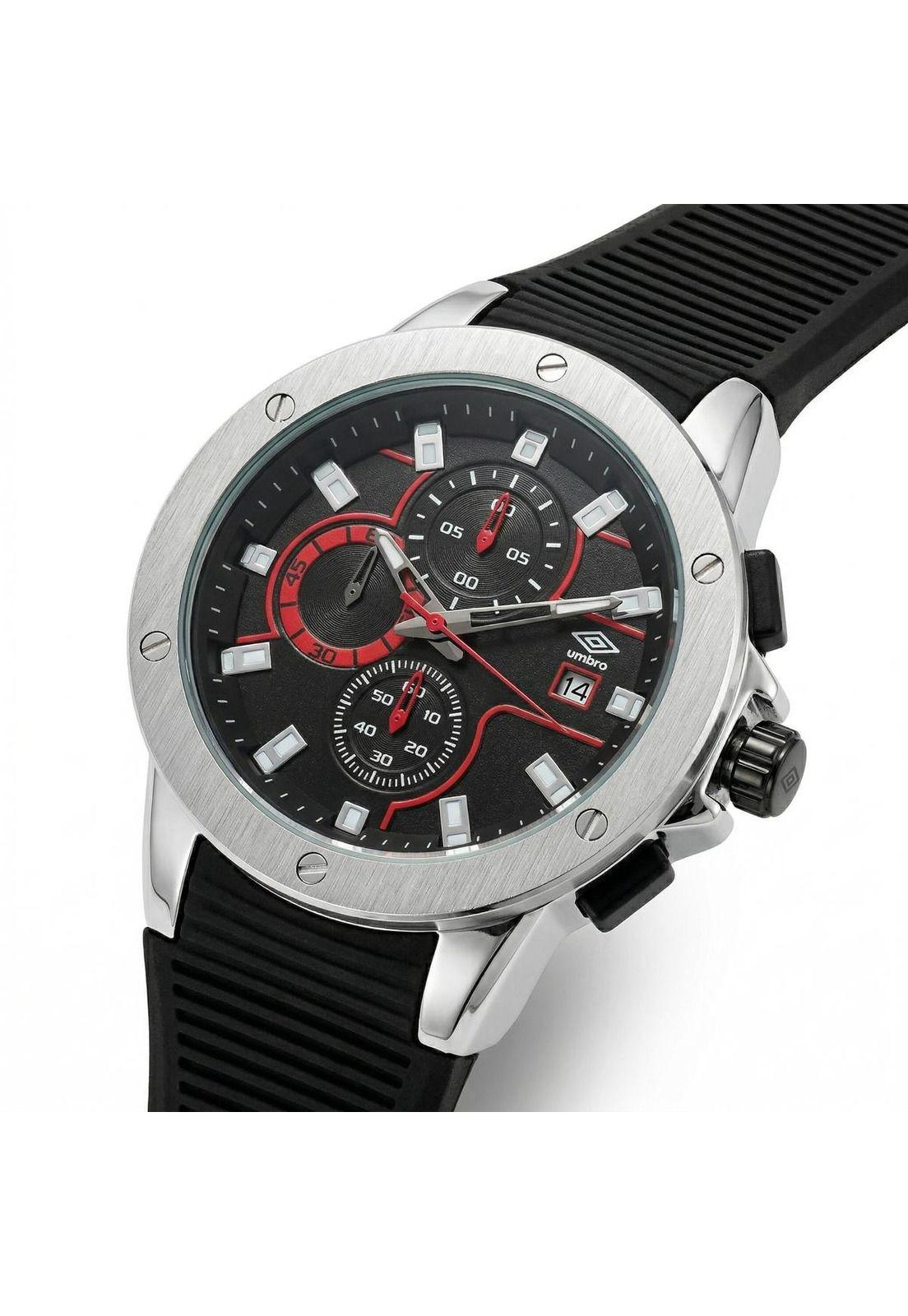 Reloj Análogo Hombre Umbro Plus Negro UMBP-1500-98-1