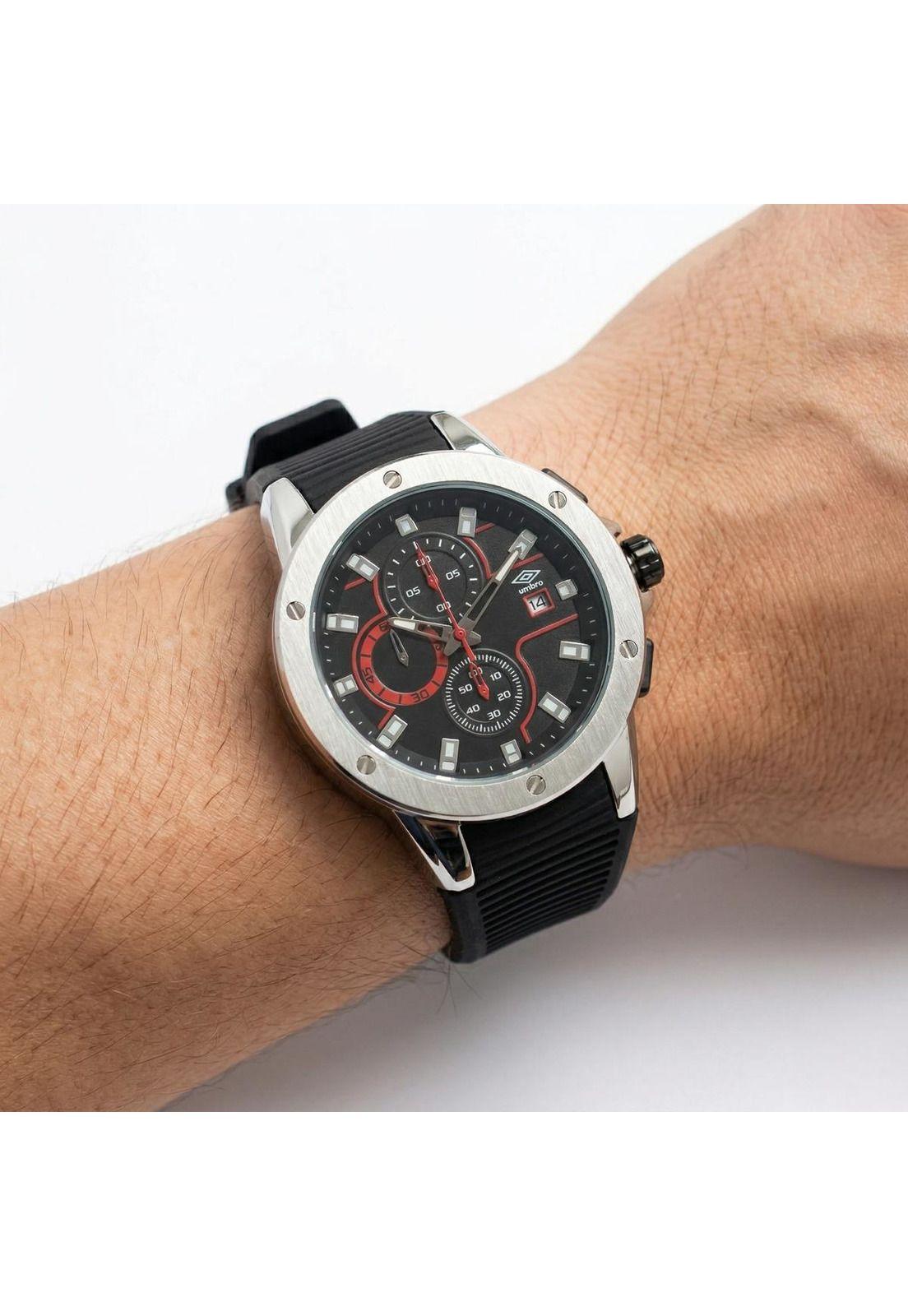 Reloj Análogo Hombre Umbro Plus Negro UMBP-1500-98-3