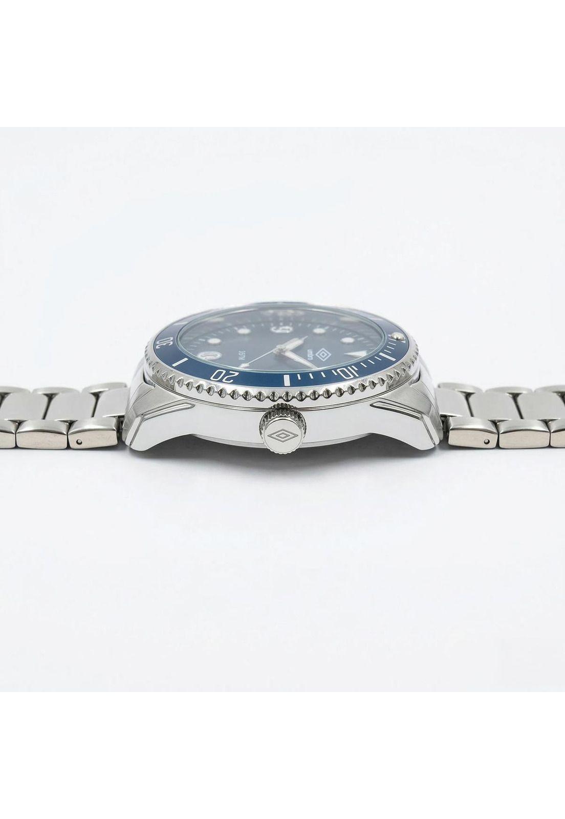 Reloj Análogo Hombre Umbro Plus Plateado UMBP-1500-154-2