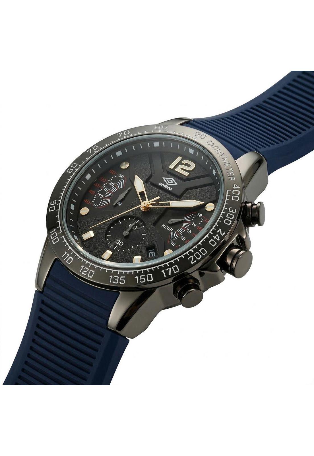 Reloj Análogo Hombre Umbro Plus Negro UMBP-1500-94-1