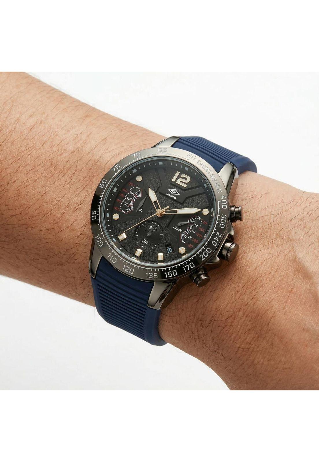Reloj Análogo Hombre Umbro Plus Negro UMBP-1500-94-3