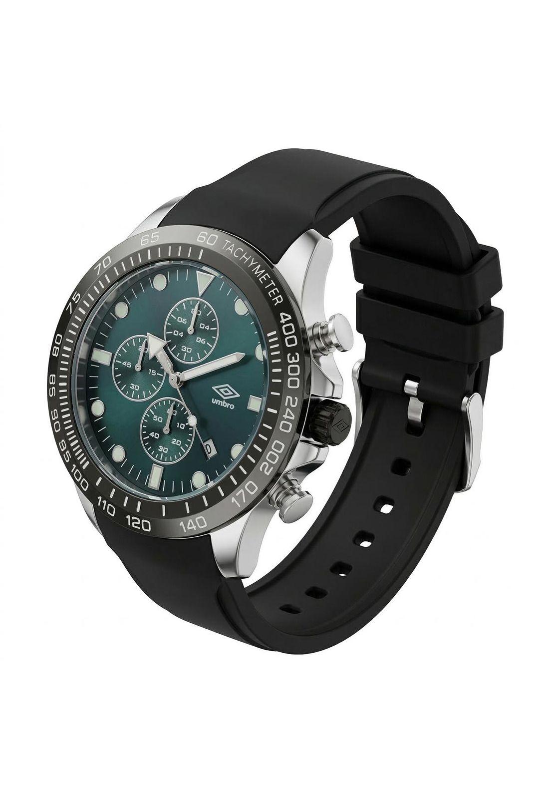Reloj Análogo Hombre Umbro Plus Negro UMBP-1500-112-1