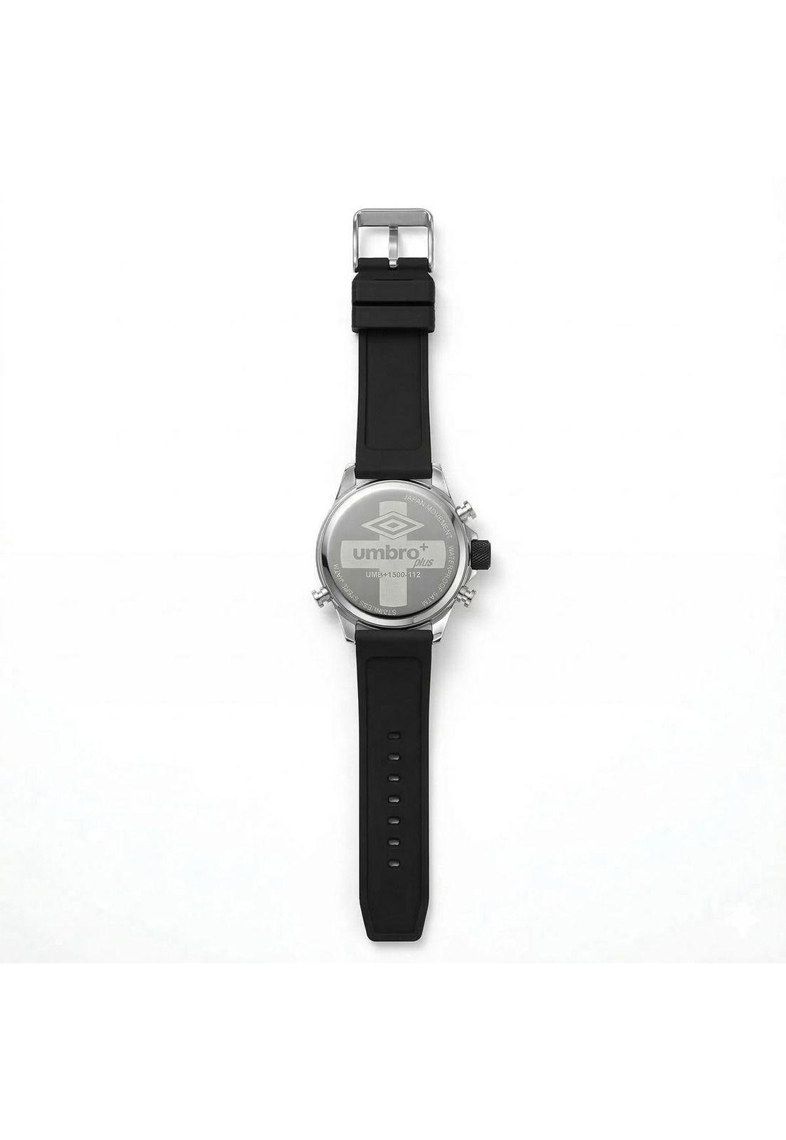 Reloj Análogo Hombre Umbro Plus Negro UMBP-1500-112-2
