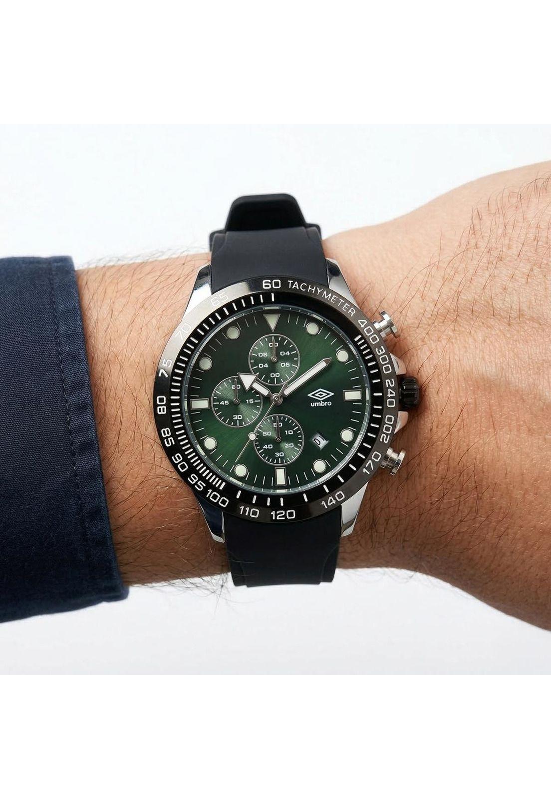 Reloj Análogo Hombre Umbro Plus Negro UMBP-1500-112-3