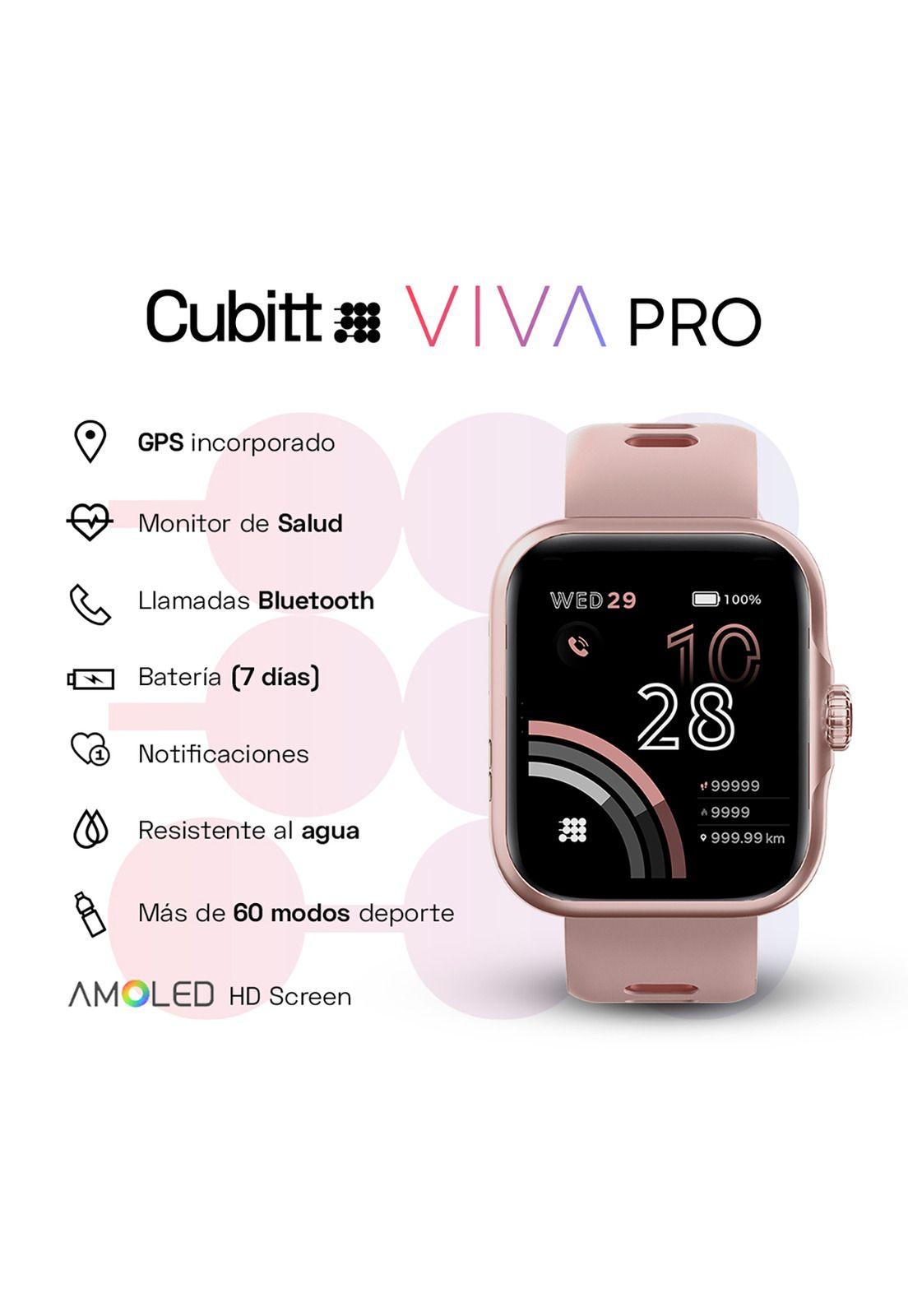 Reloj Smart Watch Cubitt CT-VIVAP5 Unisex Oro Rosa-2