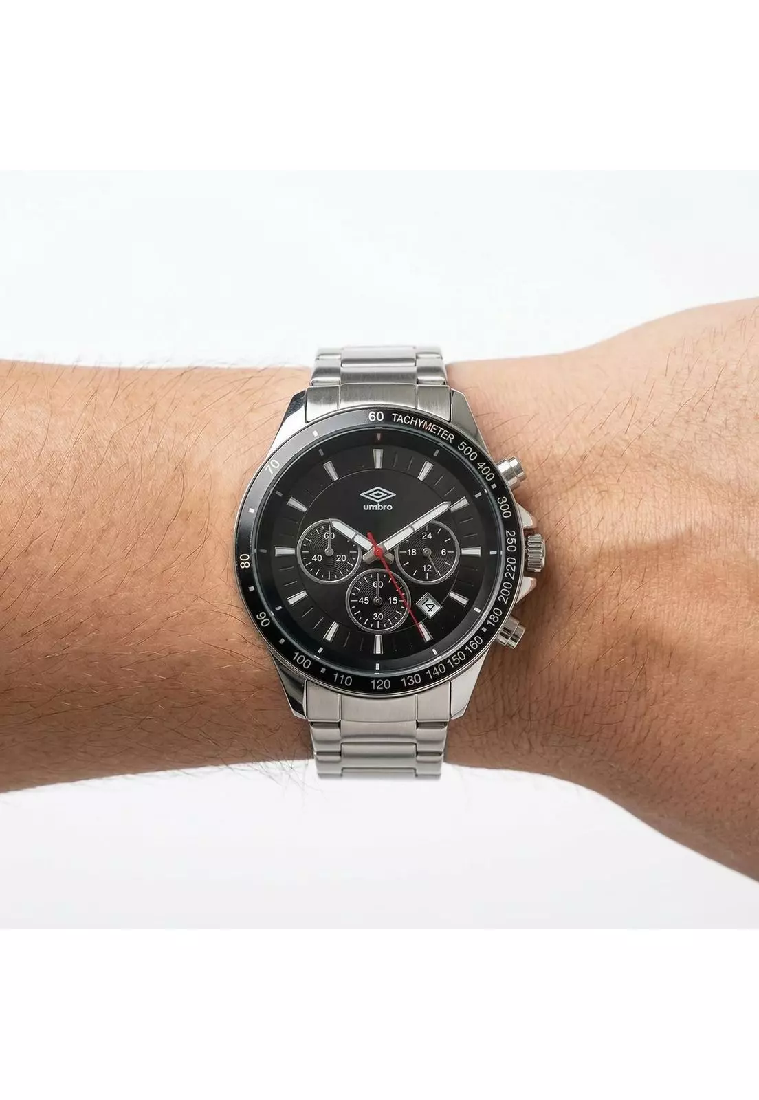 Reloj Análogo Hombre Umbro Plus Plateado UMBP-1500-157-2