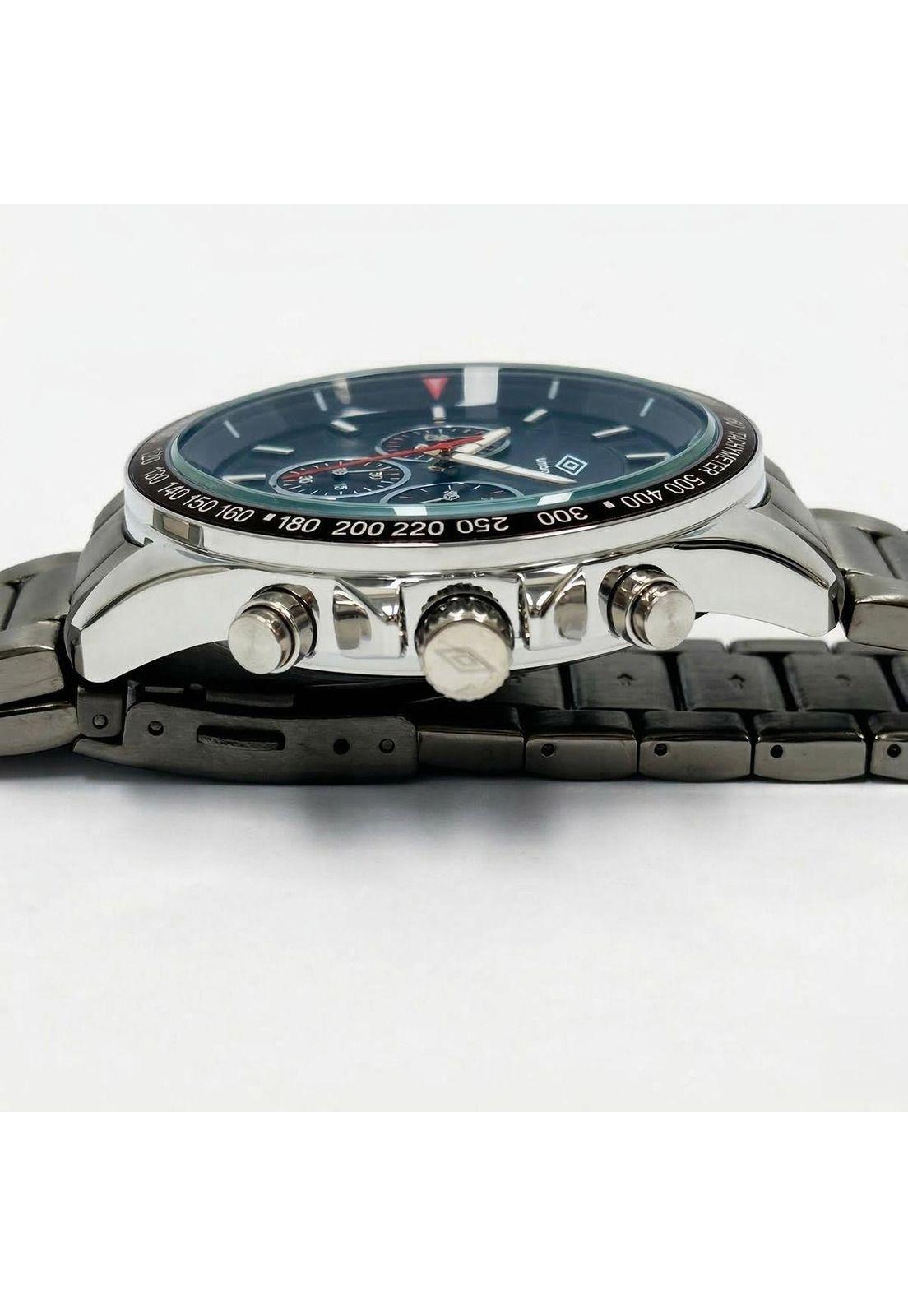 Reloj Análogo Hombre Umbro Plus Plateado UMBP-1500-157-3