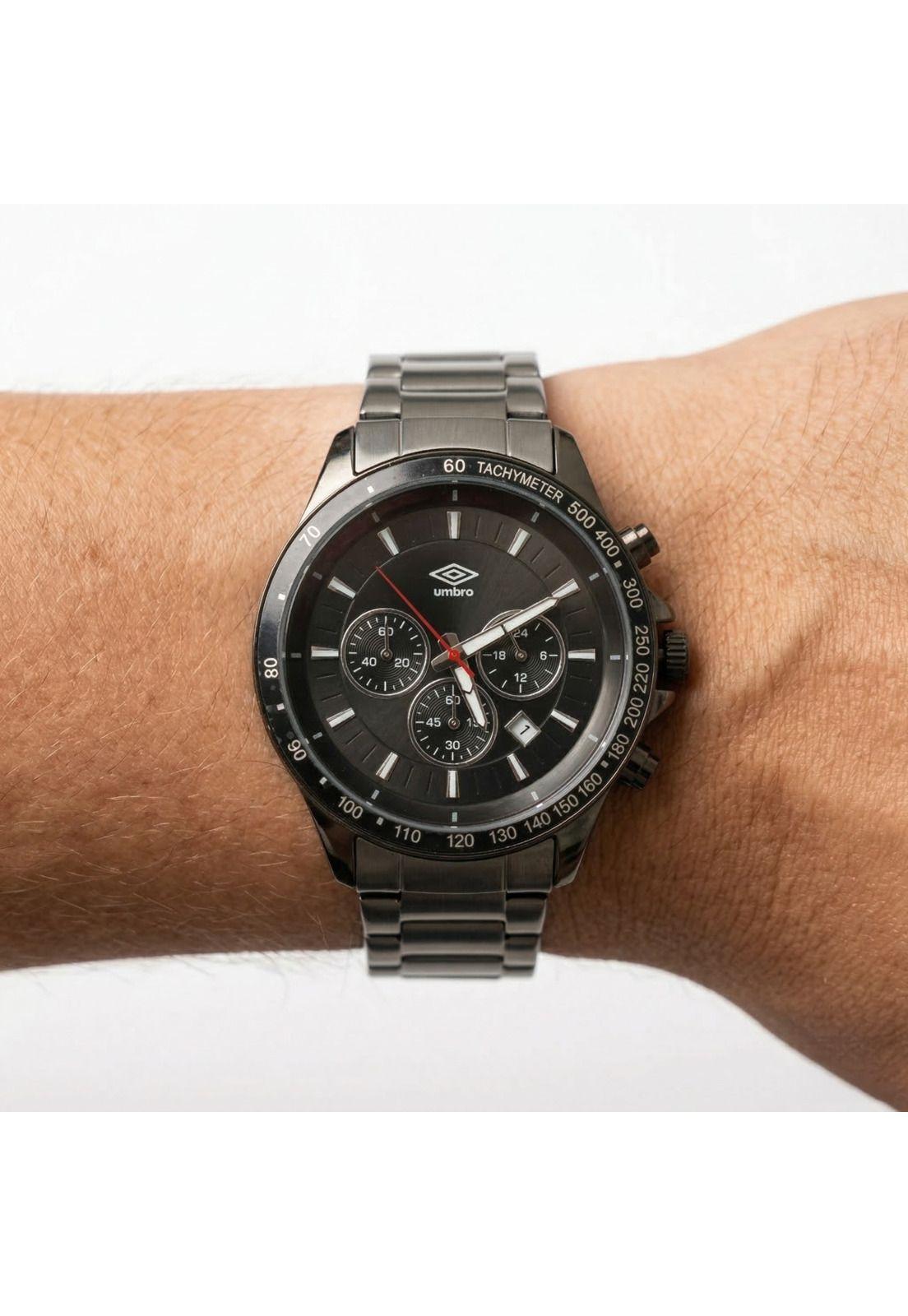 Reloj Análogo Hombre Umbro Plus Gris UMBP-1500-159-4