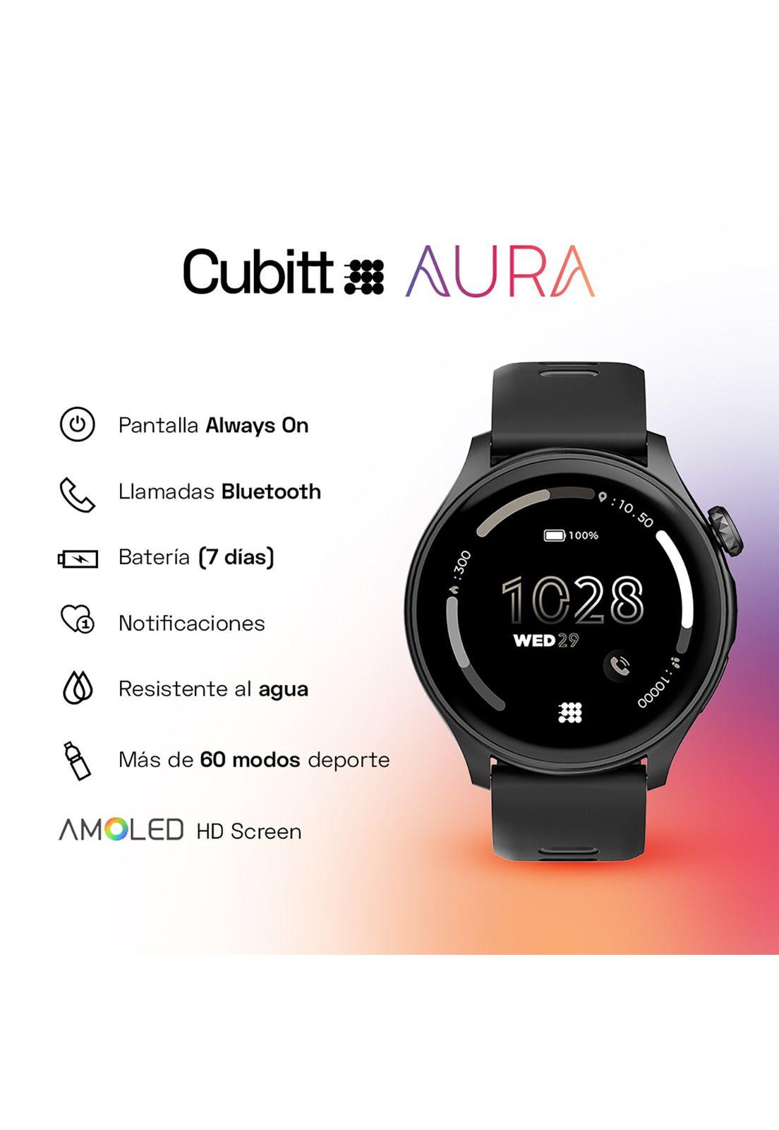 Reloj Smart Watch Cubitt CT-AURA1 Unisex Negro-2