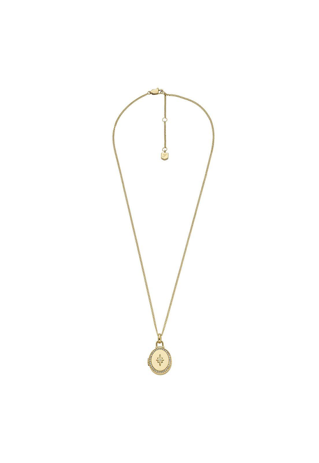 Collar Fossil  JF04735710 Dorado Mujer-0