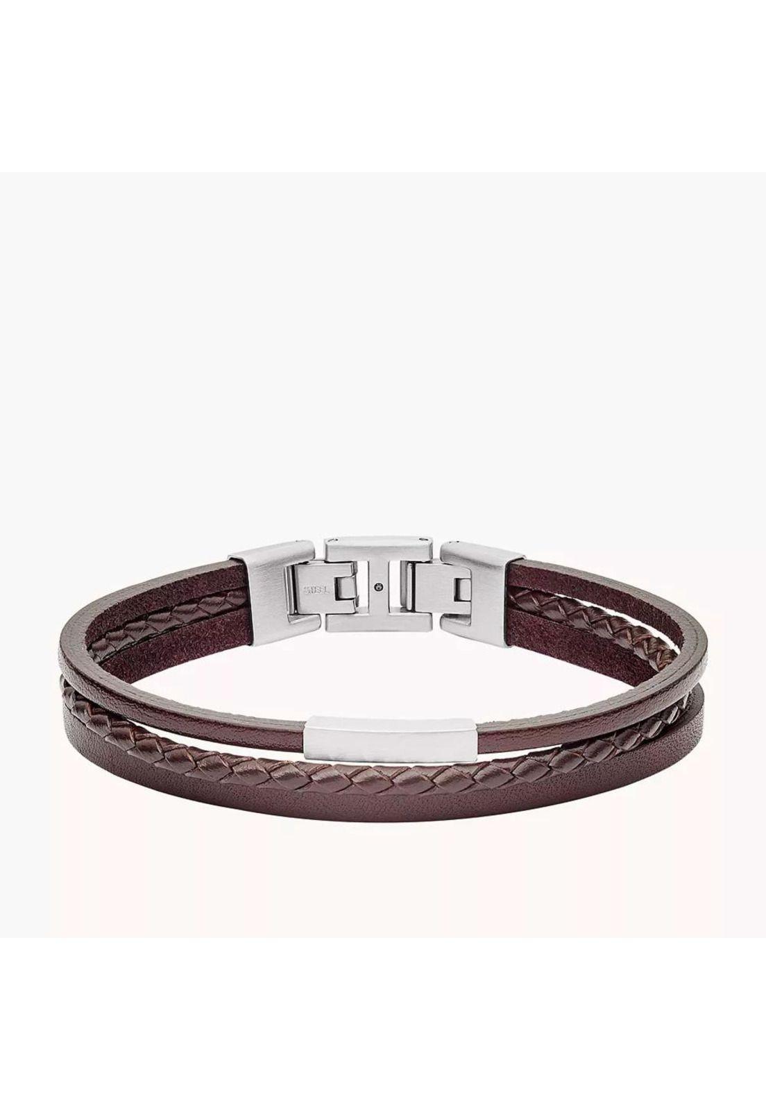 Brazalete Fossil Café Hombre JF03323040-0