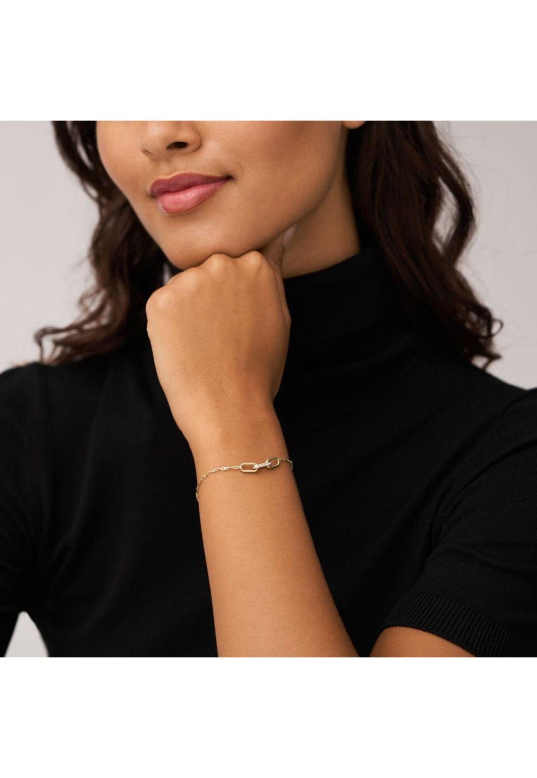 Pulsera Fossil Dorado Mujer JF04525710-2
