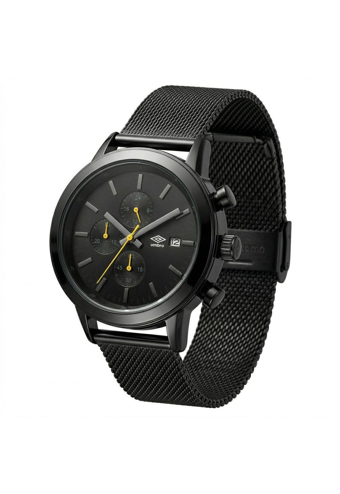 Reloj Análogo Hombre Umbro Plus Negro UMBP-1500-198-0