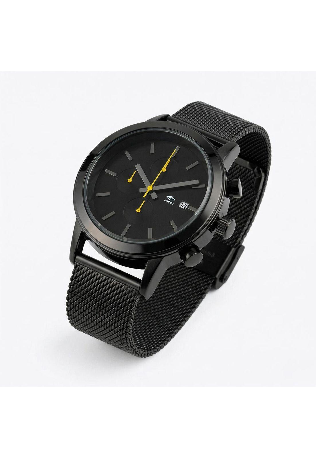 Reloj Análogo Hombre Umbro Plus Negro UMBP-1500-198-1