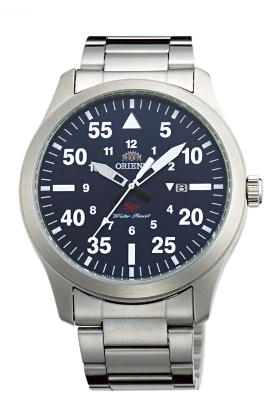 Reloj Deportivo Plateado Orient-0