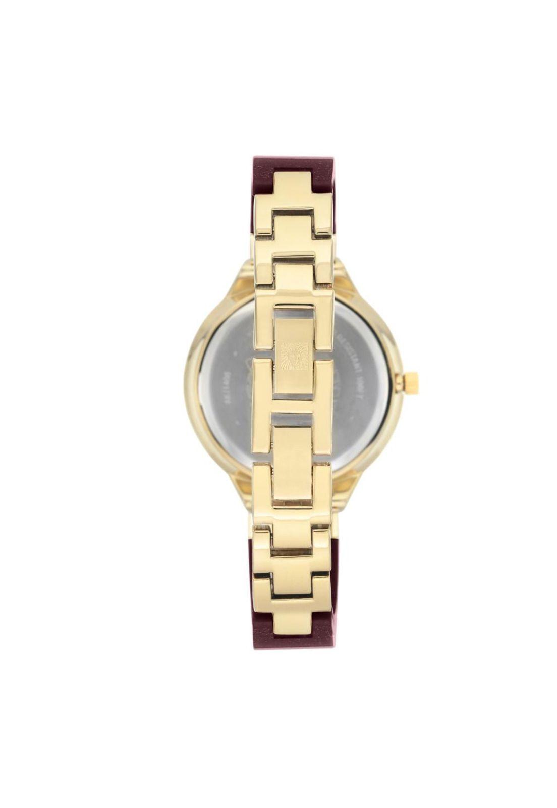Reloj Anne Klein AK/1408BYBY Burdeo Mujer-2