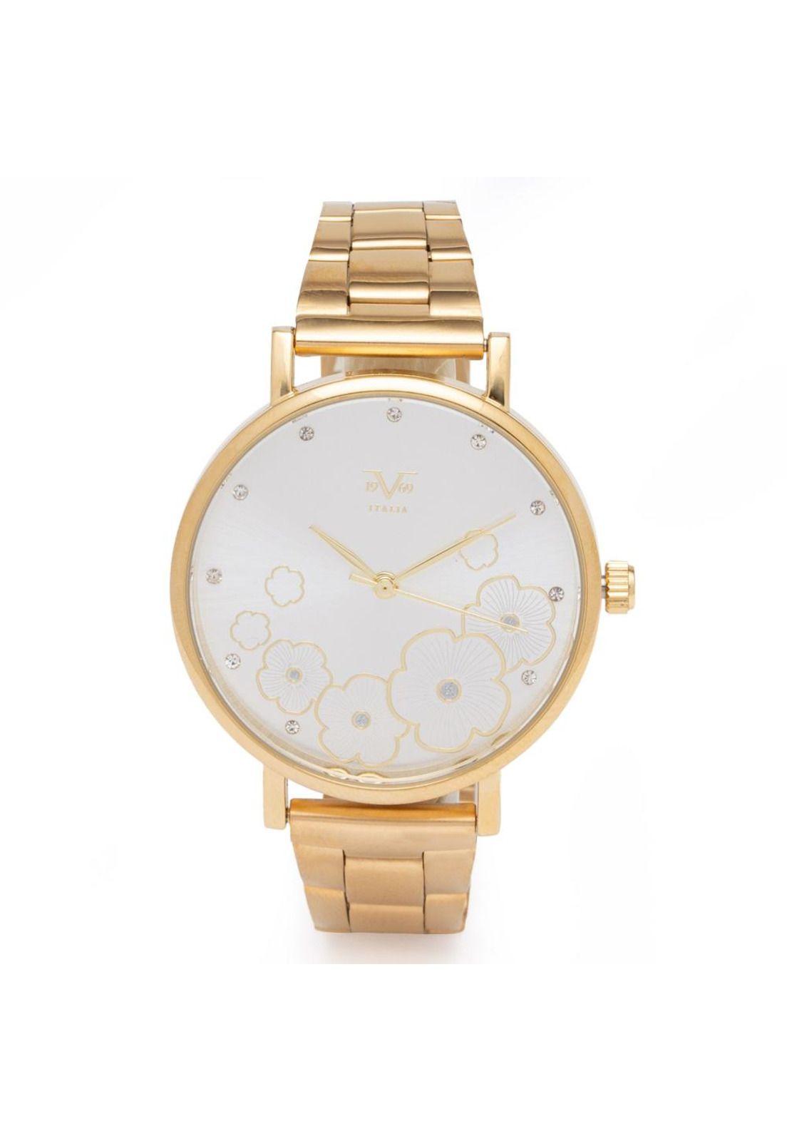 Reloj 19v69 Italia V1969-251-3 Dorado Mujer-0