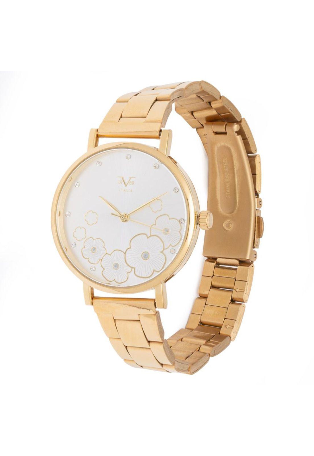 Reloj 19v69 Italia V1969-251-3 Dorado Mujer-2