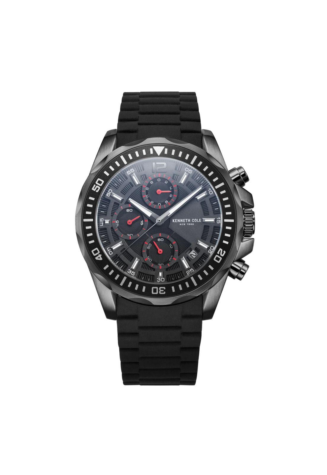Reloj KCWGQ2222203 Negro / gris oscuro Hombre Kenneth Cole New York-2