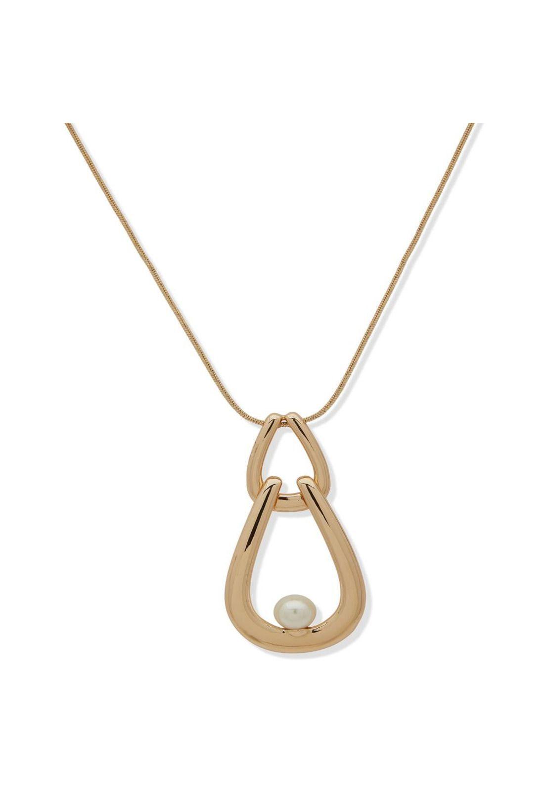 Collar Largo Anne Klein Dorado Mujer-0
