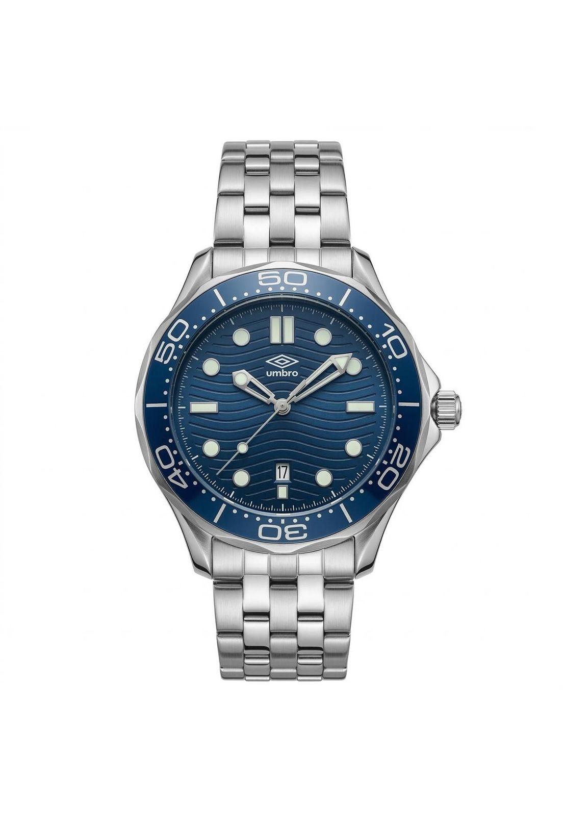 Reloj Análogo Hombre Umbro Plus Plateado UMBP-1500-186-0