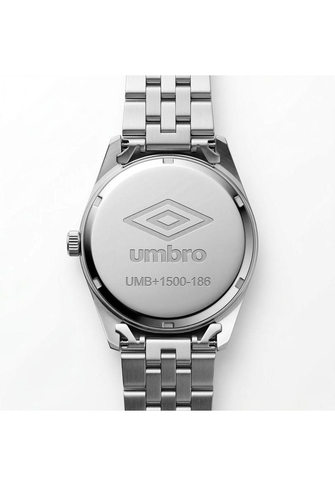 Reloj Análogo Hombre Umbro Plus Plateado UMBP-1500-186-2