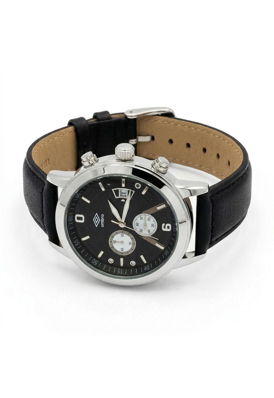 Reloj Análogo Hombre Umbro Plus Negro UMBP-1500-202-1