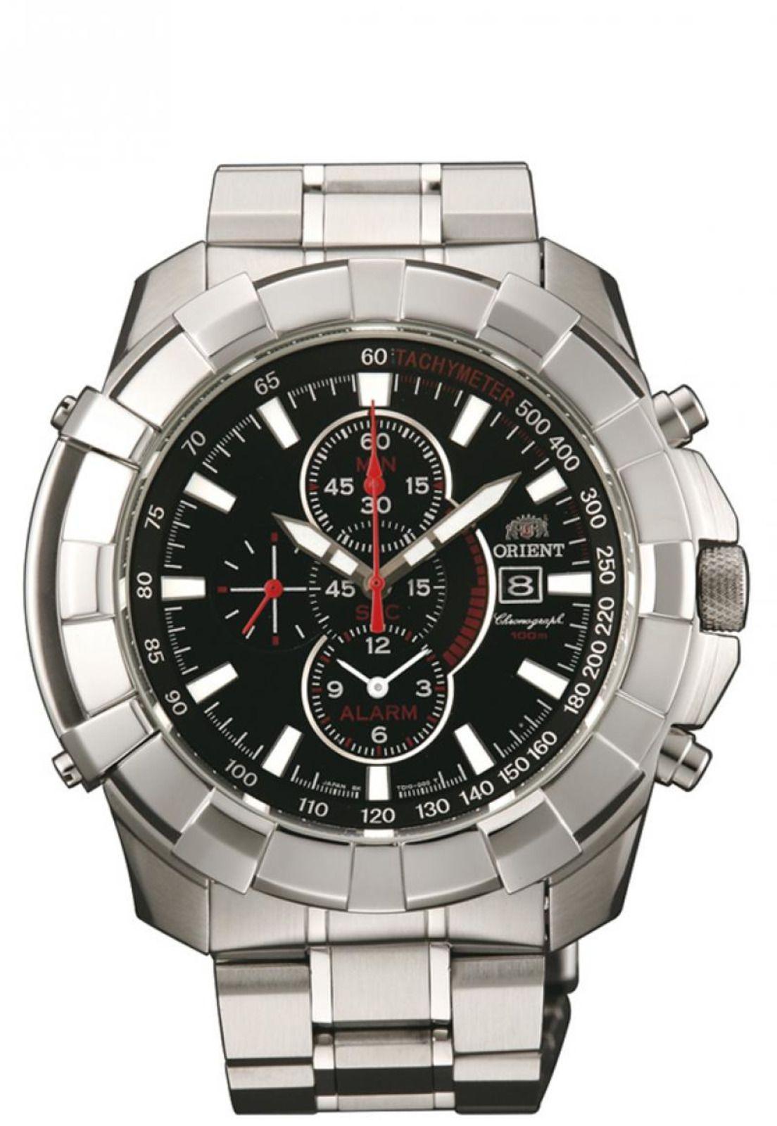 Reloj Deportivo Plateado Orient-0