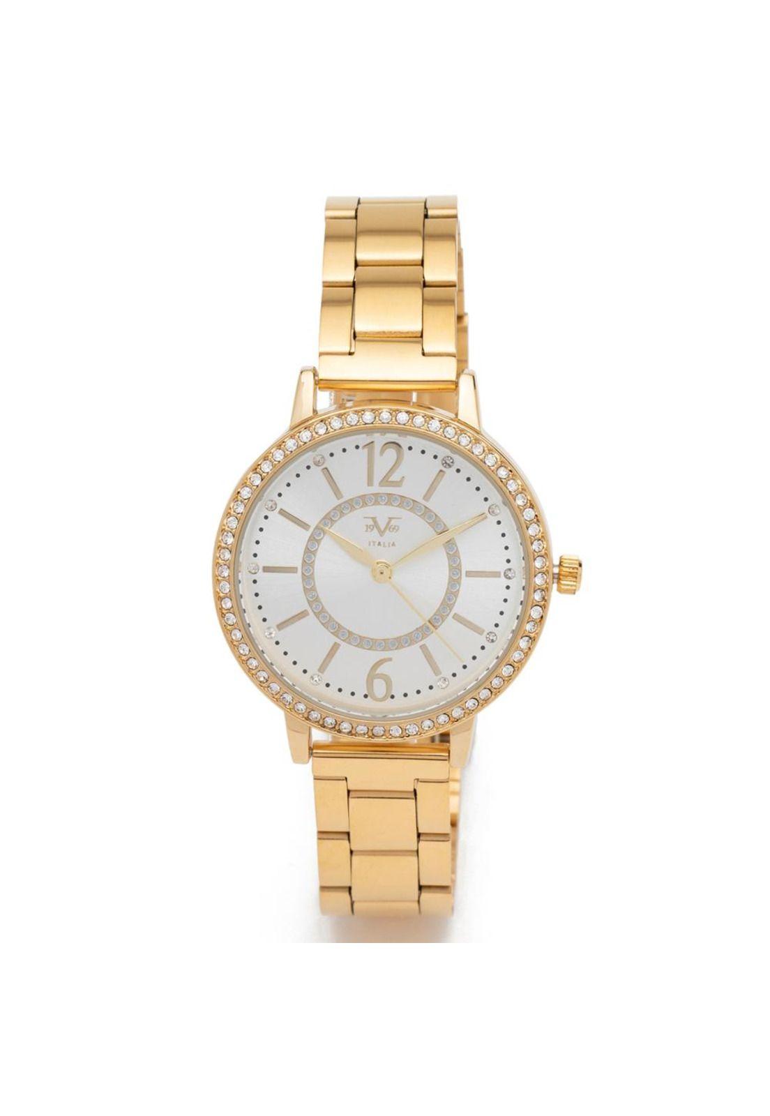Reloj 19v69 Italia V1969-263-6 Dorado Mujer-0