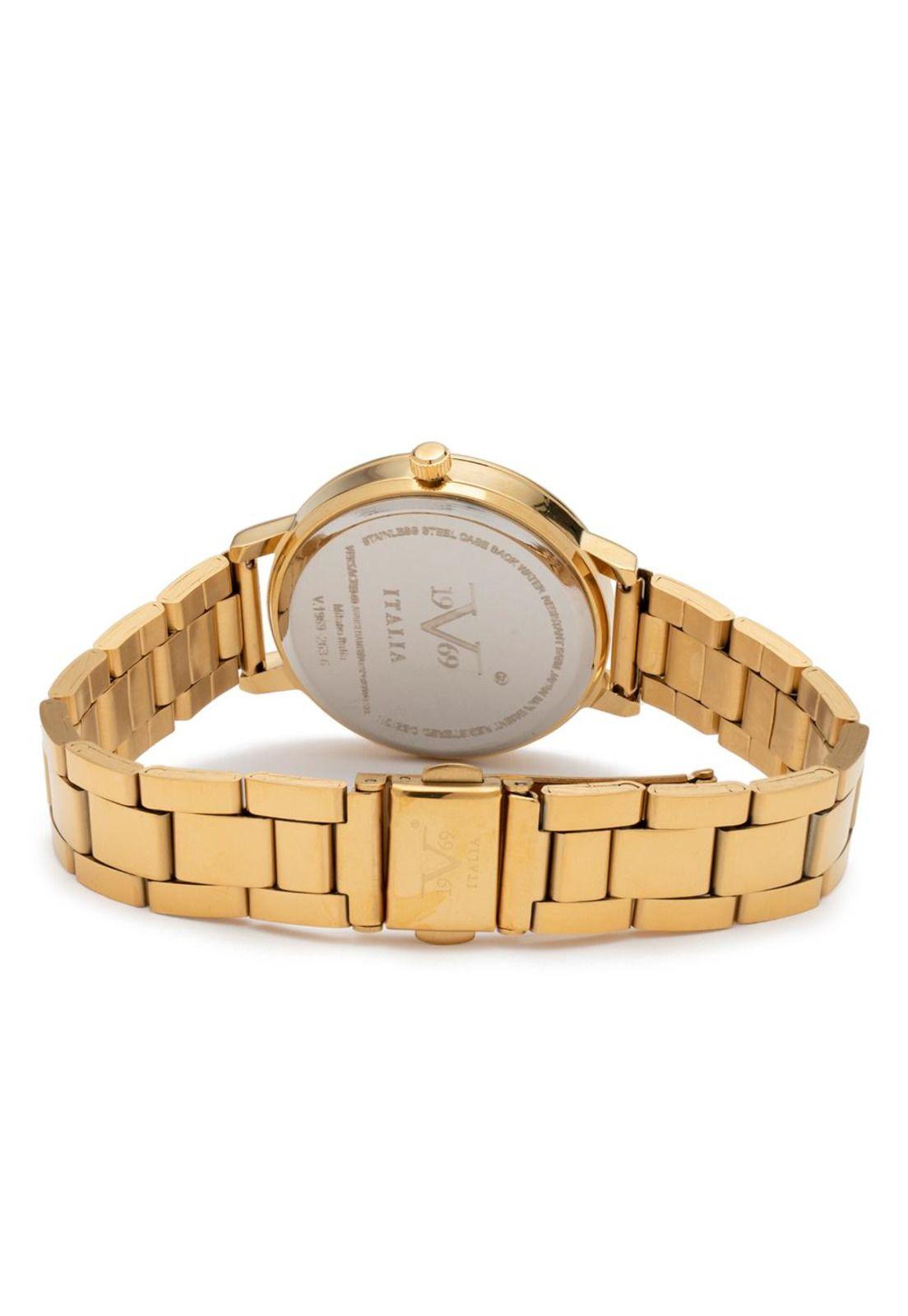 Reloj 19v69 Italia V1969-263-6 Dorado Mujer-1