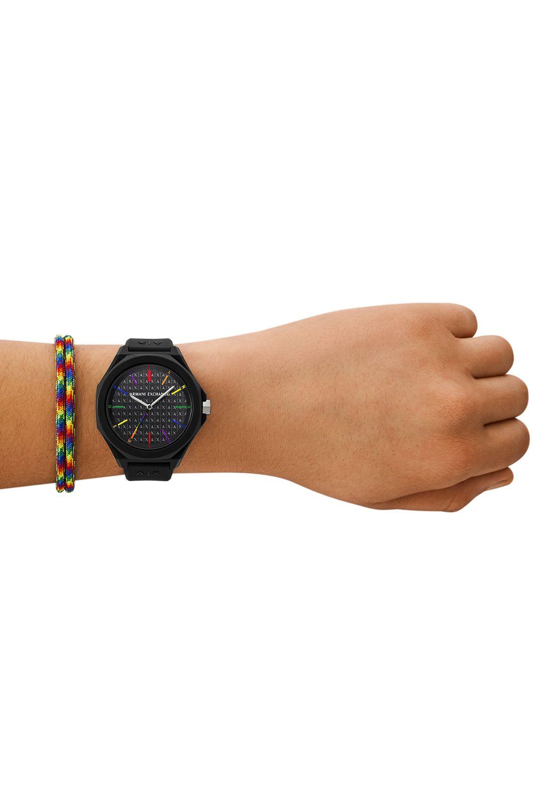 Reloj Armani Exchange AX7158SET Negro Mujer-3