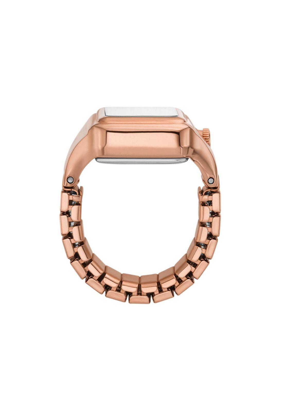 Reloj-Anillo Fossil ES5345 Oro Rosa Mujer-3