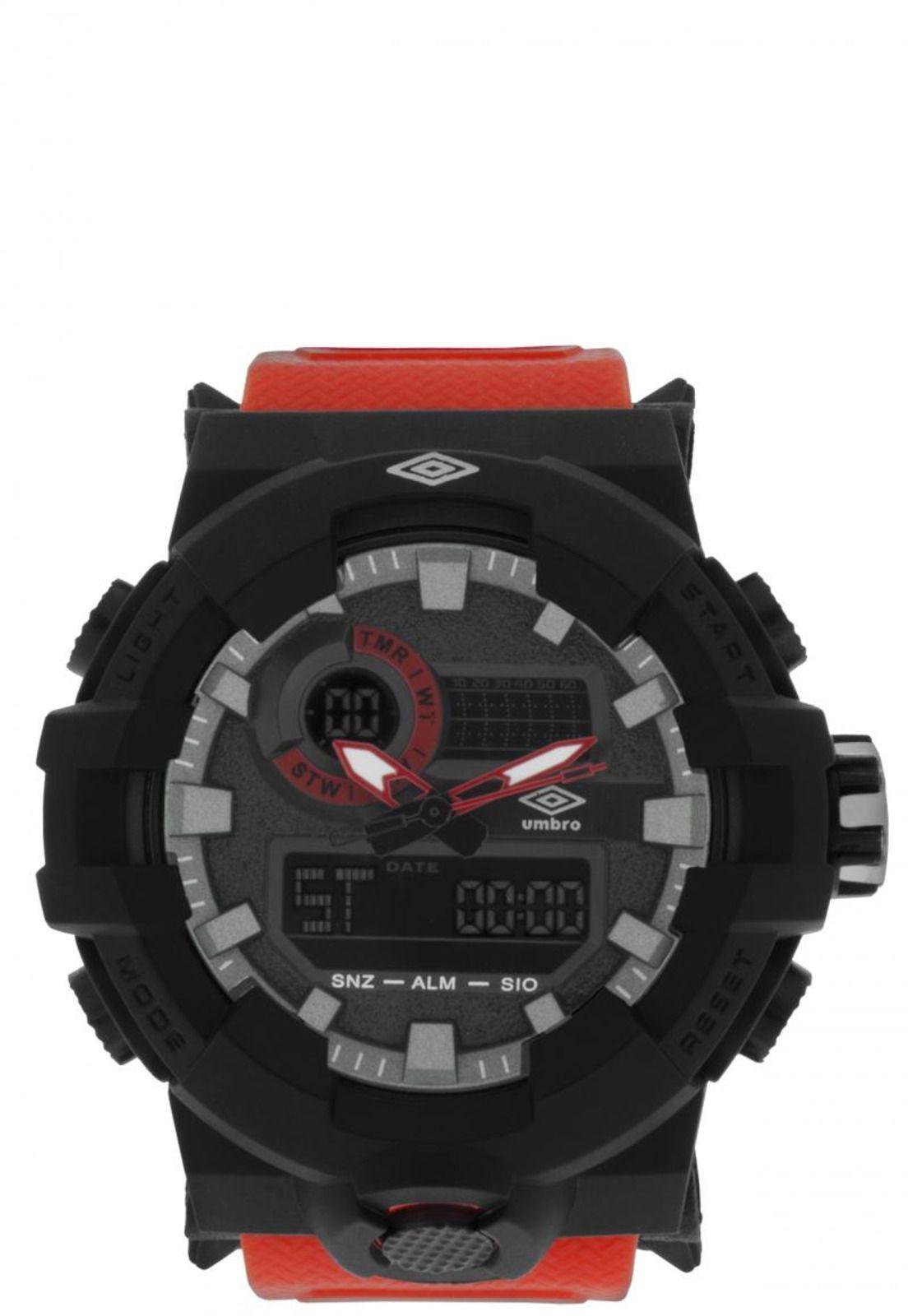 Reloj Digital Análogo Rojo Umbro-0