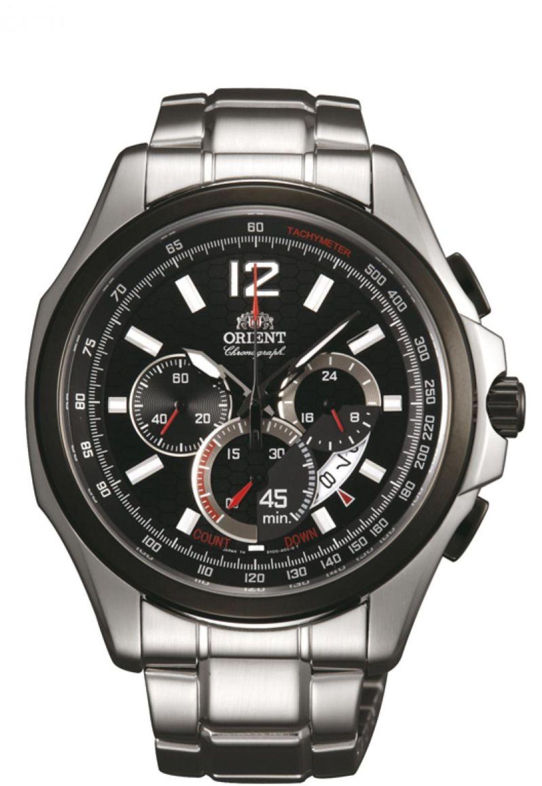 Reloj Deportivo Plateado Orient-0