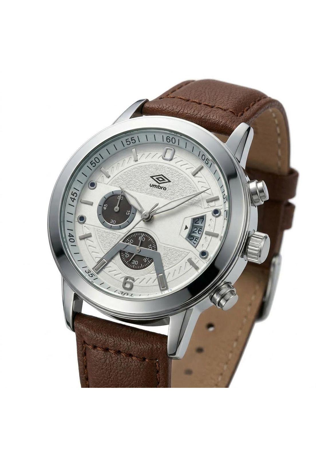 Reloj Análogo Hombre Umbro Plus Café UMBP-1500-200-1