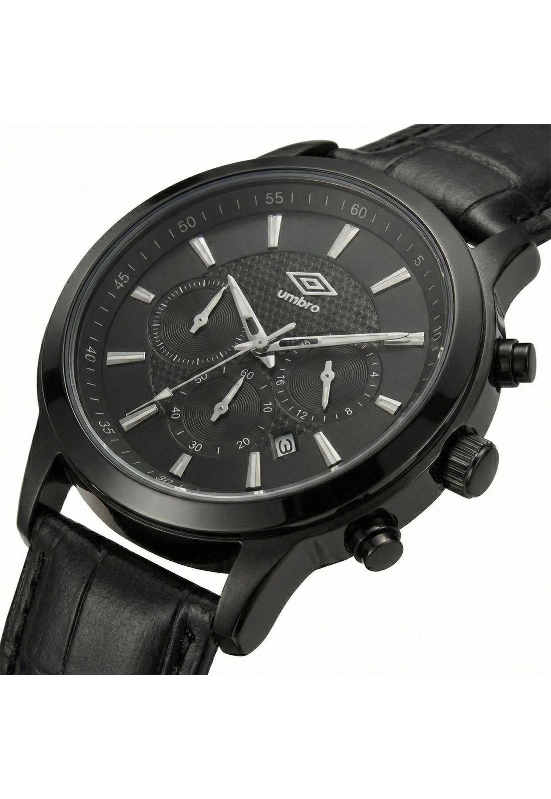 Reloj Análogo Hombre Umbro Plus Negro UMBP-1500-84-1