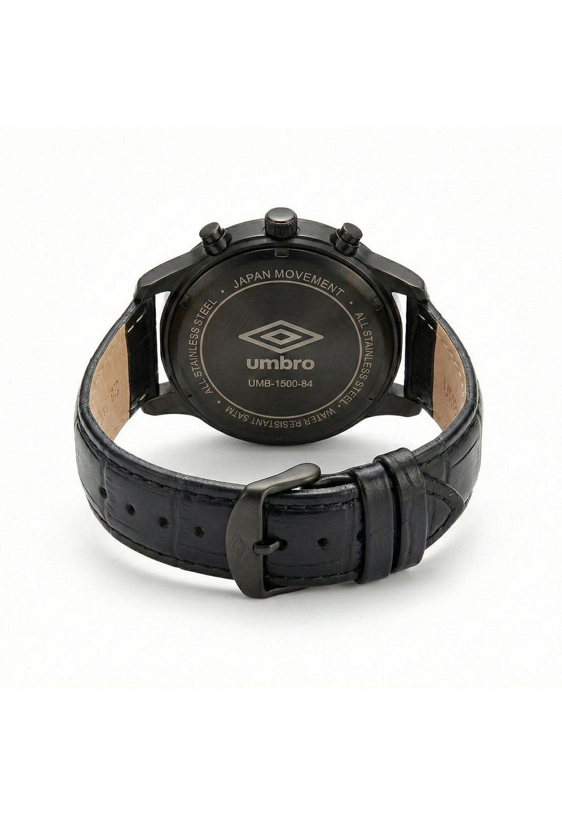 Reloj Análogo Hombre Umbro Plus Negro UMBP-1500-84-2