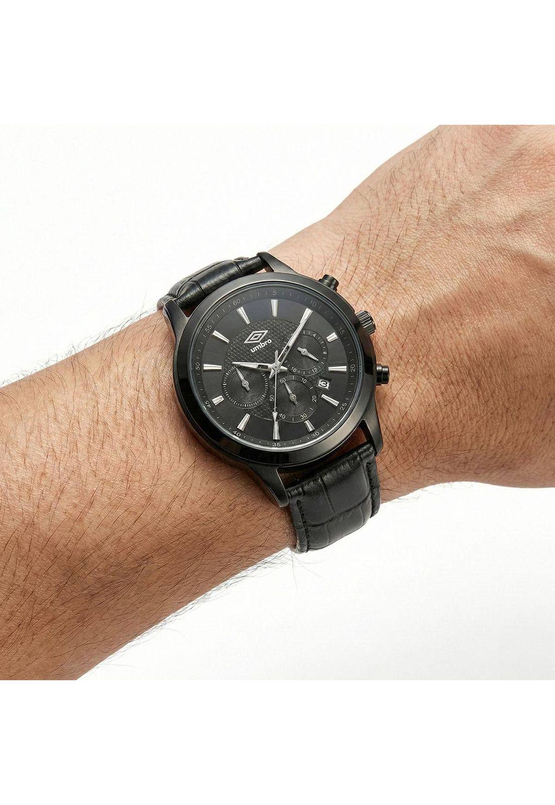 Reloj Análogo Hombre Umbro Plus Negro UMBP-1500-84-3