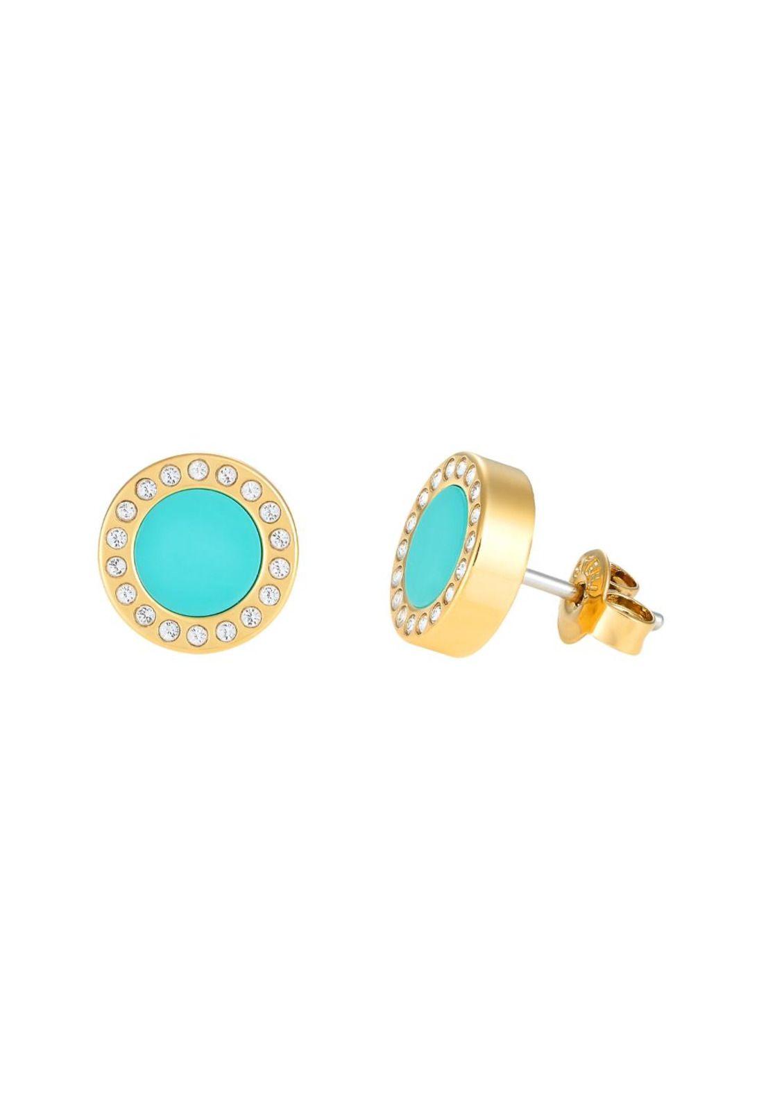 Aros Jason Hyde Turquesa Mujer-0