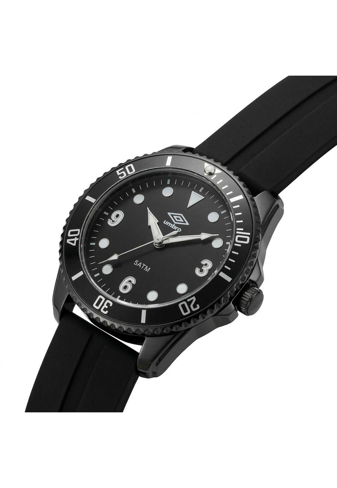 Reloj Análogo Hombre Umbro Plus Negro UMBP-1500-140-1