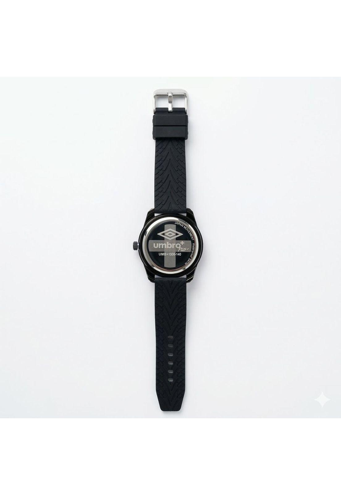 Reloj Análogo Hombre Umbro Plus Negro UMBP-1500-140-3