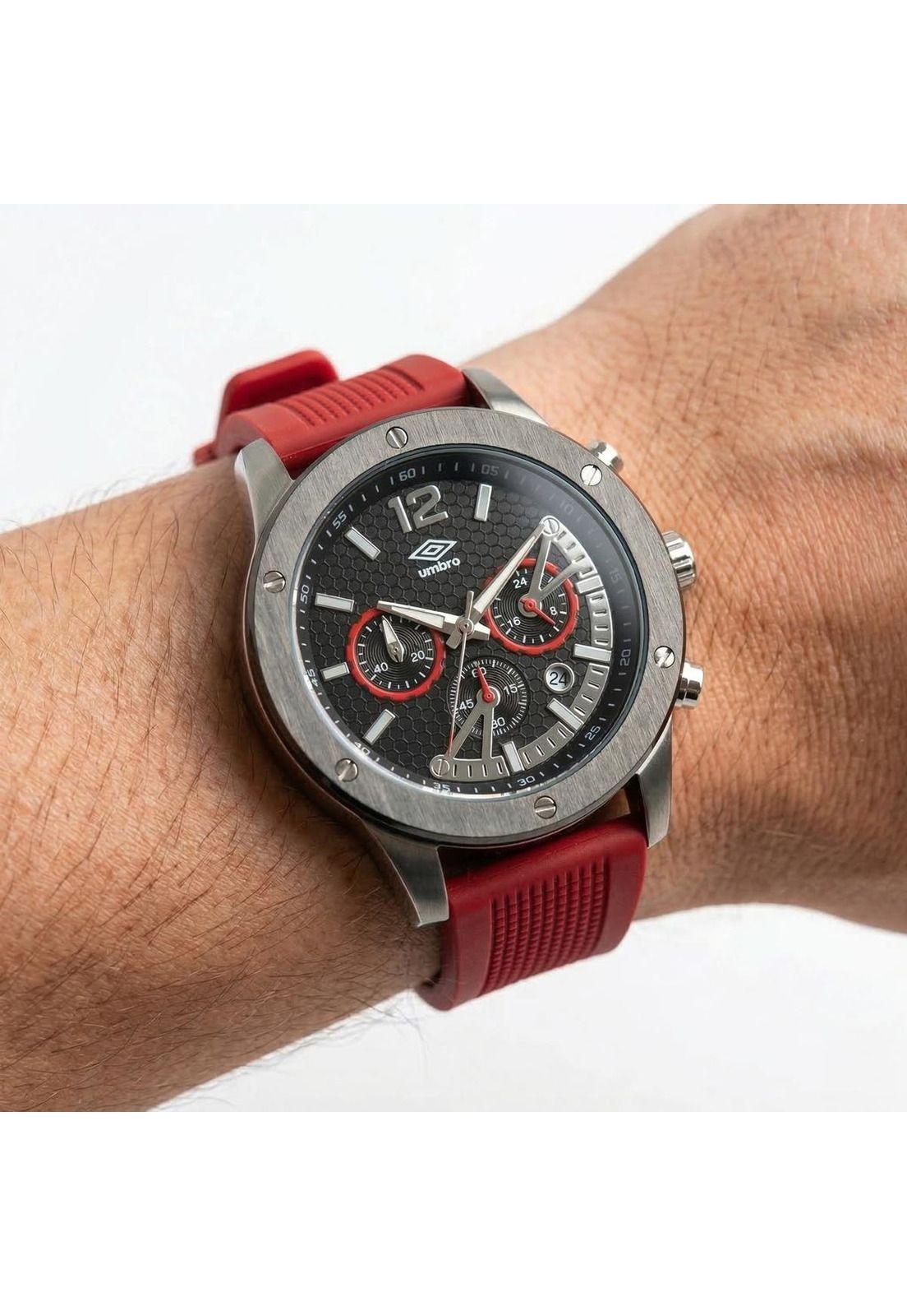 Reloj Análogo Hombre Umbro Plus Rojo UMBP-1500-173-2